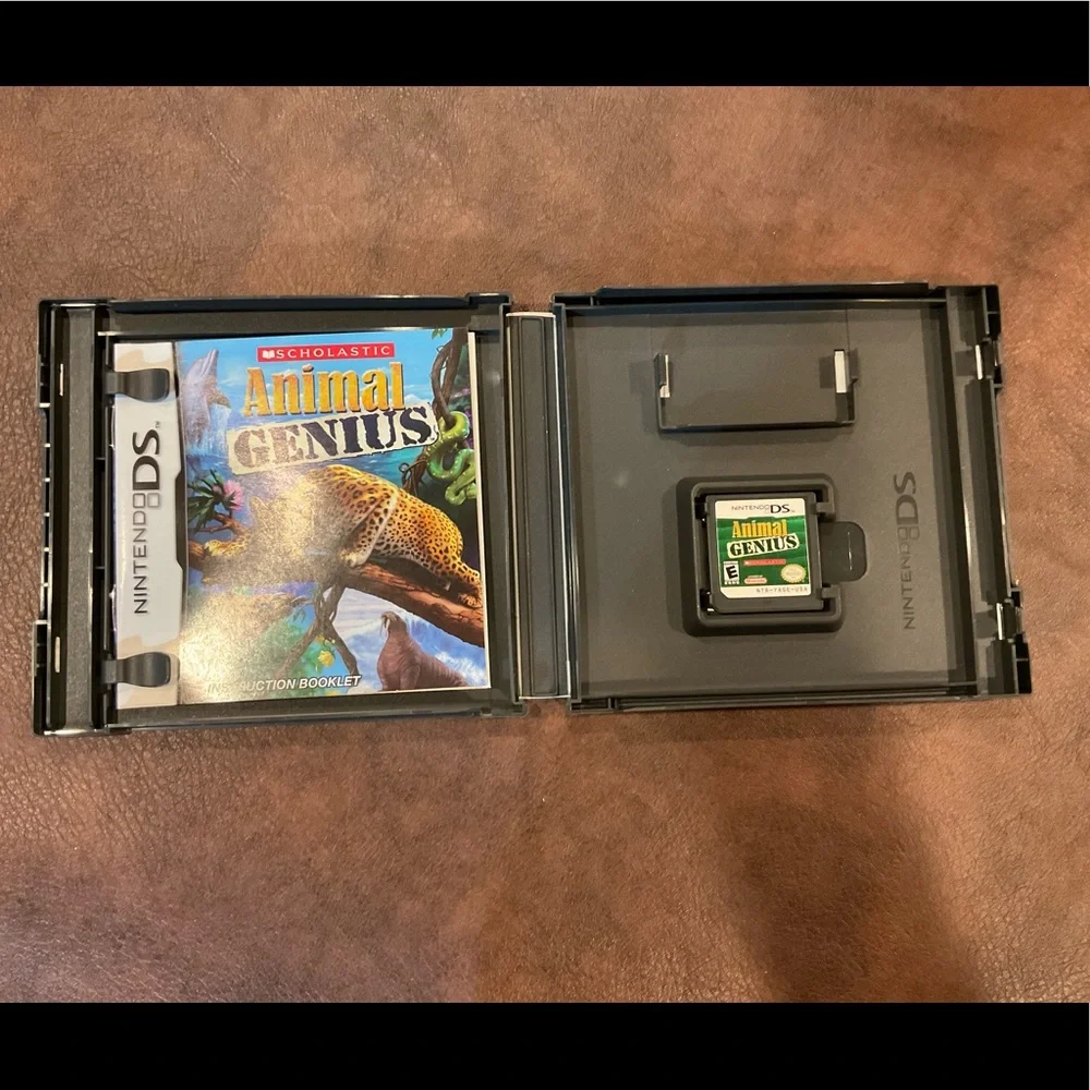 4 Nintendo DS Games - Cases & Original Paperwork Included 🦕 🐅 🐘 🃏